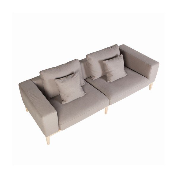 Pohovka pre troch Vincent Luis Light Brown-image-2