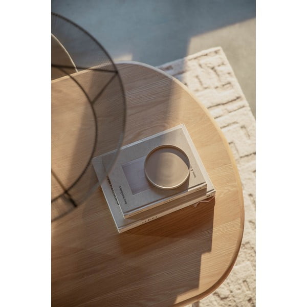 Rozkladací jedálenský stôl s prídavnou doskou v dubovom dekore 90x180 cm Twist – Zuiver-image-2