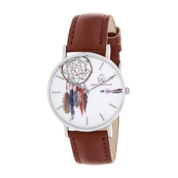 Dámske hodinky s remienkom v hnedej farbe Olivia Westwood Hanna