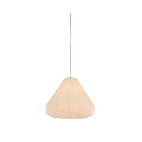 Krémovobiele závesné svietidlo s papierovým tienidlom ø 10 cm Sarella – Light & Living-image-2