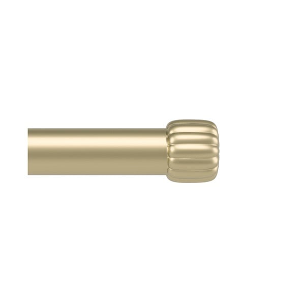 Matne zlatá oceľová roztiahnuteľná garniža 168 - 305 cm Cleo – Umbra