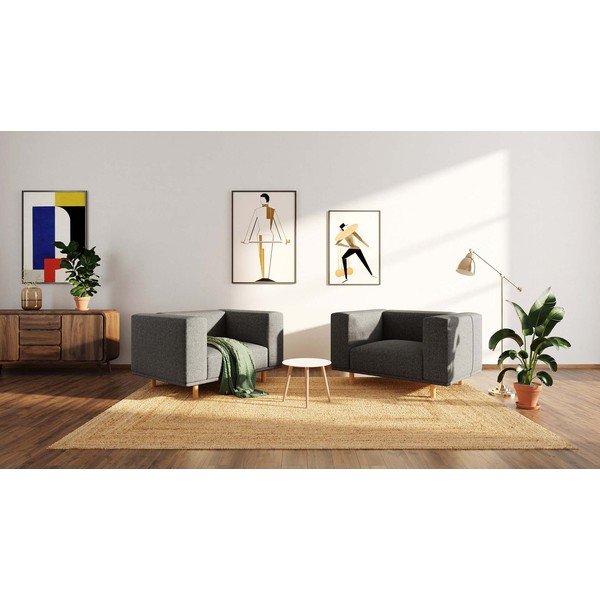 Sivé relaxačné kreslo Kukumo – Ame Yens-image-4