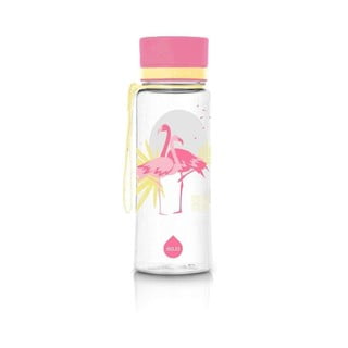 Ružová fľaša Equa Flamingo, 400 ml