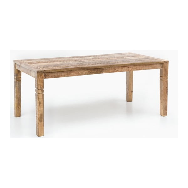 Jedálenský stôl z masívneho mangového dreva Skyport RUSTICA, 180 x 90 cm