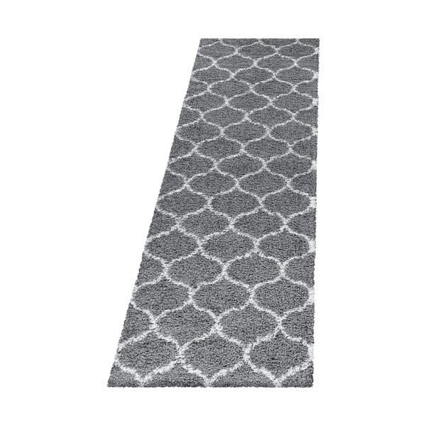Sivý behúň 80x250 cm Salsa – Ayyildiz Carpets