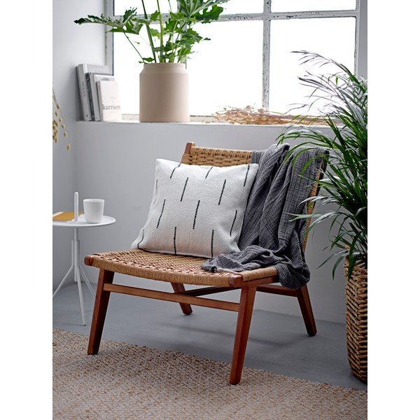 Béžový bavlnený vankúš Södahl Lauri, 45 x 45 cm-image-1