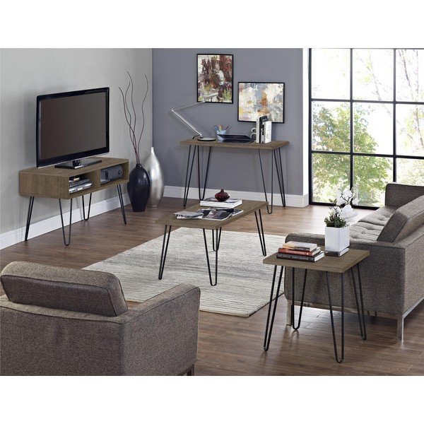 TV stolík v dekore orecha v prírodnej farbe 107x63 cm Owen – Støraa-image-3