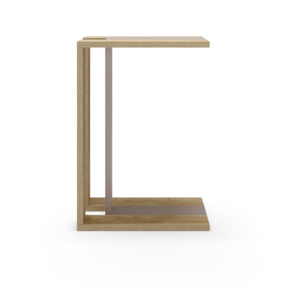 Odkladací stolík v dekore duba 40x30 cm Macha – Marckeric-image-3