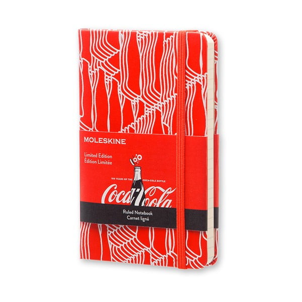 Zápisník Moleskine Coca-Cola, malý, linkovaný