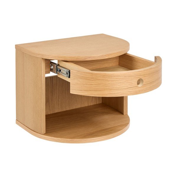 Nočný stolík v dekore duba v svetloprírodnej farbe Paron – Actona-image-3