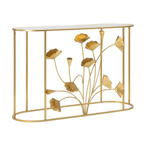 Konzolový stolík v zlatej farbe 40x120 cm Flow – Mauro Ferretti