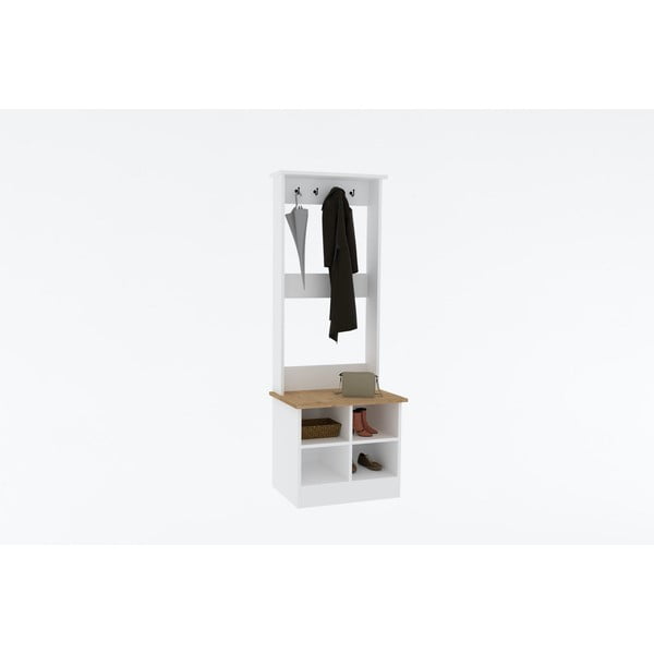 Biela/prírodná predsieňová zostava Mare - Kalune Design-image-1