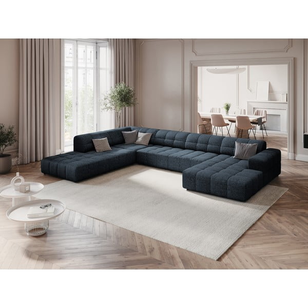 Modrá rohová pohovka (ľavý roh/do "U") Chicago – Cosmopolitan Design-image-1