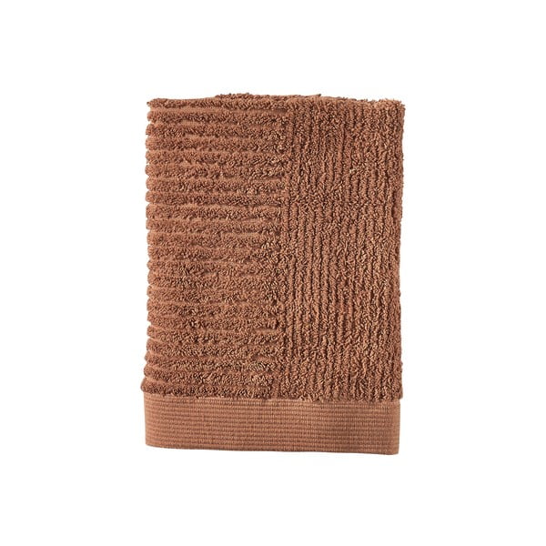 Oranžovohnedý bavlnený uterák 50x70 cm Terracotta – Zone