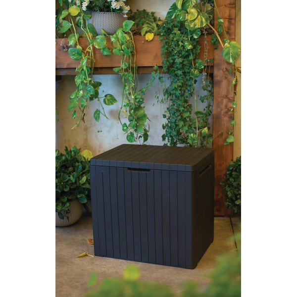 Sivý záhradný úložný box City – Keter-image-1