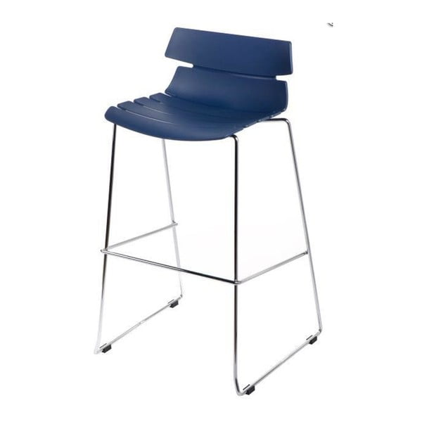 Barová stolička D2 Techno, modrá