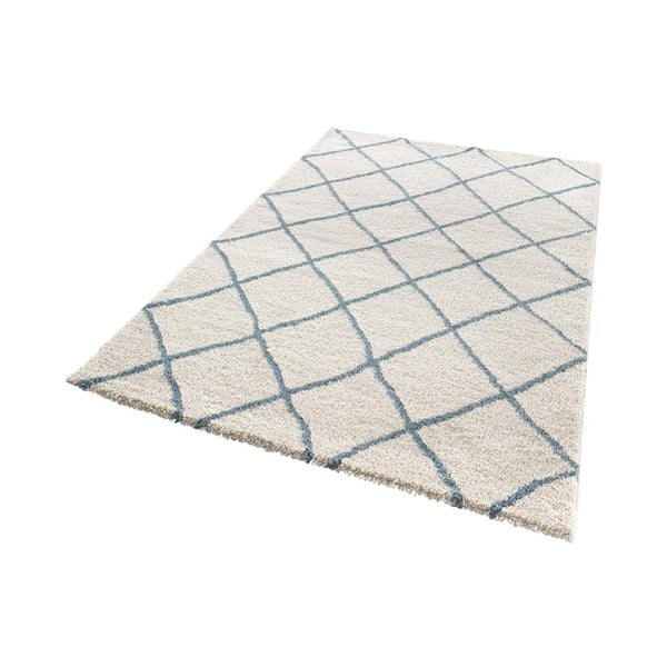 Biely koberec Mint Rugs Grid, 80 x 150 cm-image-2