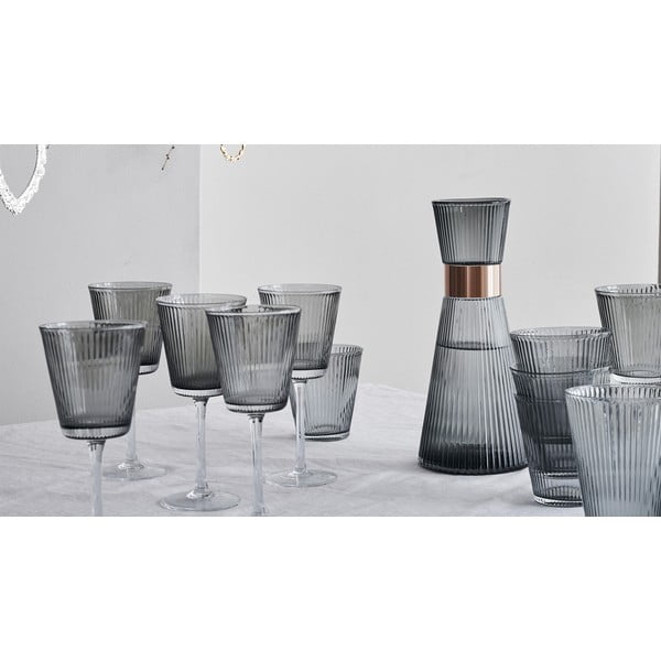 Sivá sklenená karafa 1 l Grand Cru Nouveau – Rosendahl-image-4