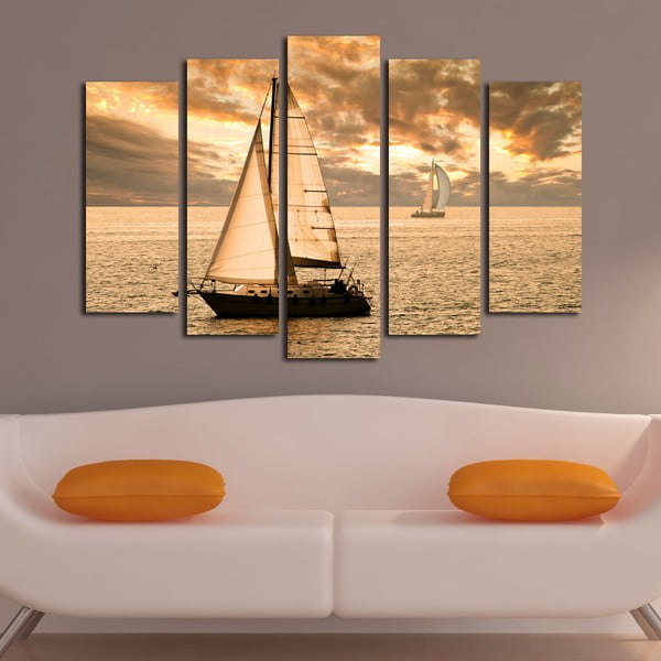 Viacdielny obraz Boat, 105 × 70 cm-image-1
