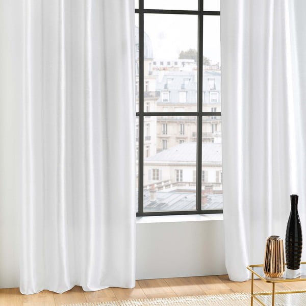Biely saténový záves 140x240 cm Shana – douceur d'intérieur-image-2