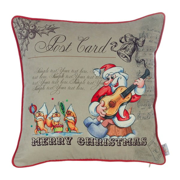 Vianočná obliečka na vankúš Mike & Co. NEW YORK Comfort Merry Christmas, 43 × 43 cm