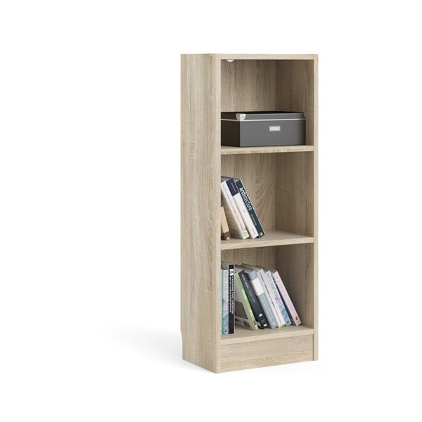 Knižnica v dubovom dekore Tvilum Basic, 41 x 107 cm-image-1