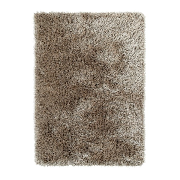 Hnedý ručne tuftovaný koberec Think Rugs Monte Carlo Mink, 80 × 140 cm