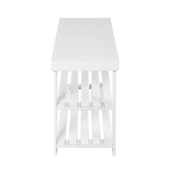 Biely bambusový regál na 6 párov topánok Songmics, šírka 70 cm-image-4