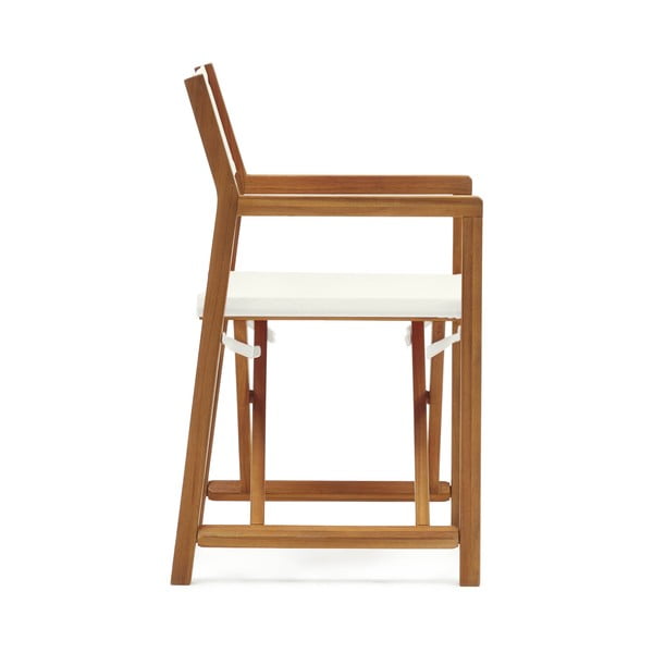 Biele/v prírodnej farbe drevené záhradné stoličky v súprave 2 ks Thianna – Kave Home-image-3