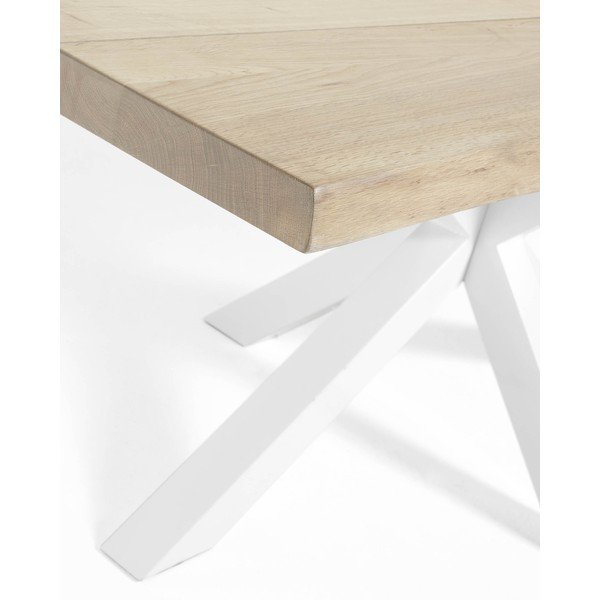 Jedálenský stôl s doskou v dubovom dekore 90x160 cm Argo – Kave Home-image-3