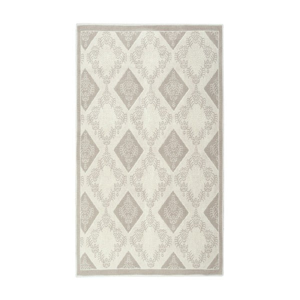 Krémový bavlnený koberec Floorist Fara, 100 x 200 cm