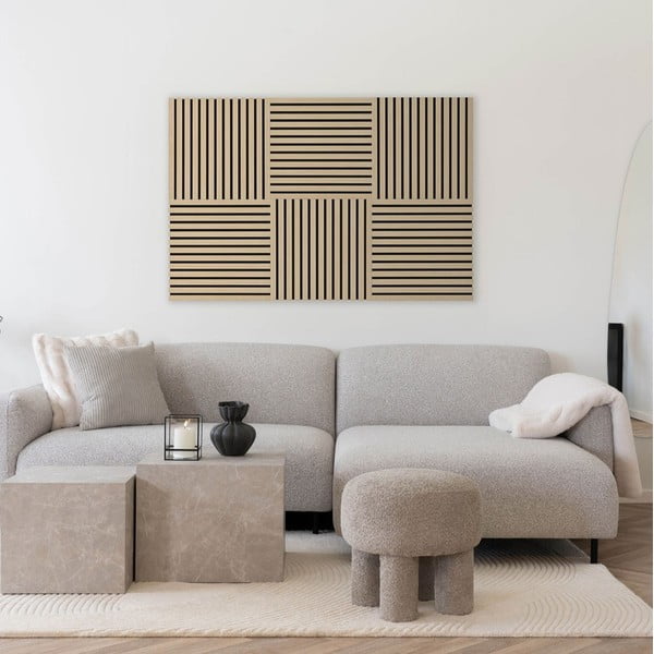 Akustické panely v súprave 2 ks 52x52 cm Oak – House Nordic-image-1