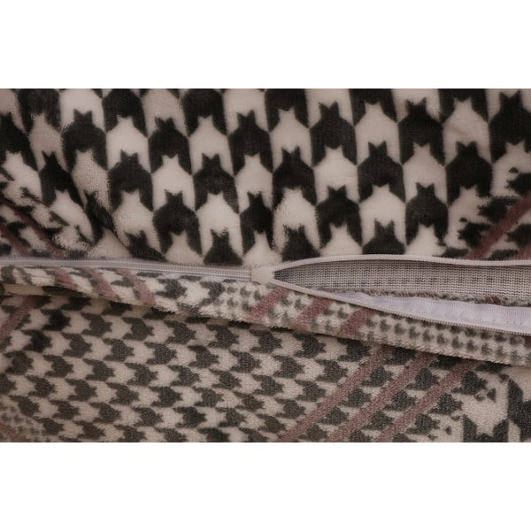 Sivé obliečky na jednolôžko z mikroplyšu 140x200 cm – My House-image-4