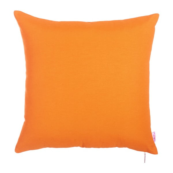 Oranžová obliečka na vankúš Mike & Co. NEW YORK Plain Orange, 41 × 41 cm
