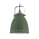 Zelené závesné svietidlo s detailmi v medenej farbe Leitmotiv Mingle, ⌀ 21 cm