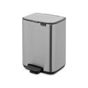 Pedálový oceľový odpadkový kôš v matne striebornej farbe 4 l Bo – Brabantia