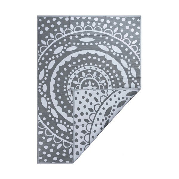 Bielo-sivá pikniková deka 240x330 cm – Oyo Concept