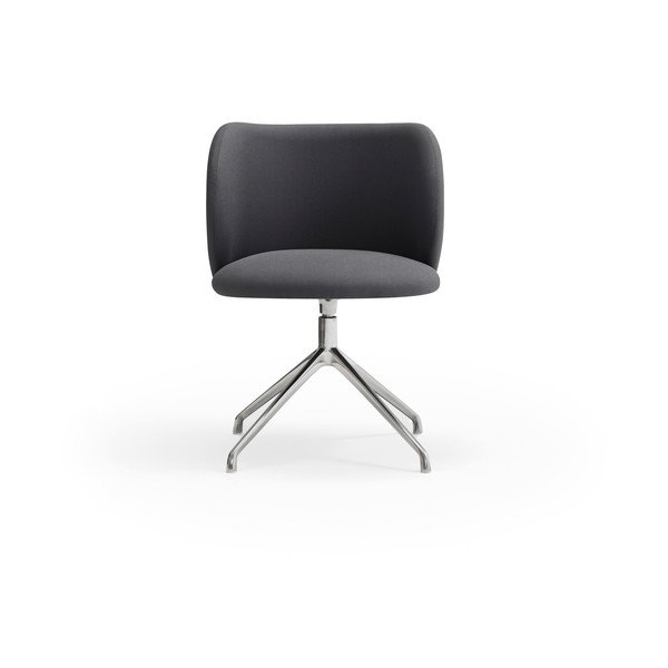 Tmavosivé čalúnené jedálenské kreslo Mogi – Teulat-image-1