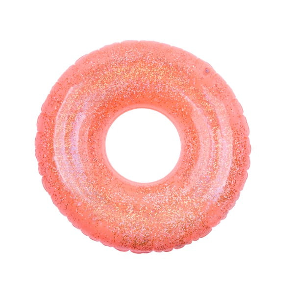 Ružový nafukovací kruh Sunnylife Glitter