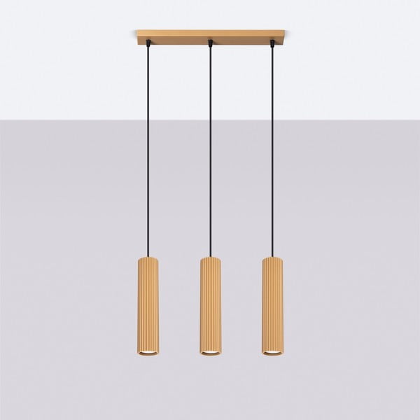 Závesné svietidlo v zlatej farbe Gleam – Sollux-image-4