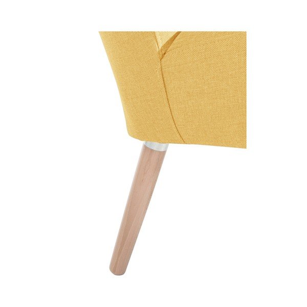 Žlté kreslo Max Winzer Neele Duro Yellow-image-1