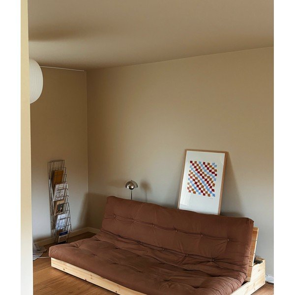 Ružová menčestrová rozkladacia pohovka 196 cm Base – Karup Design-image-1