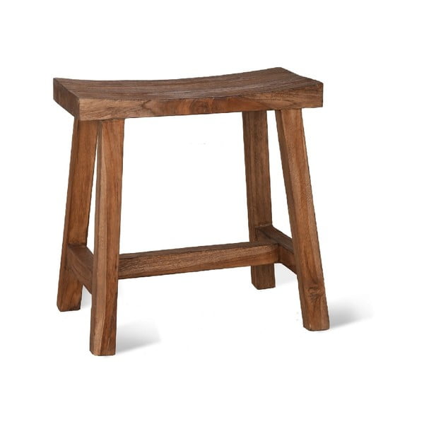 Hnedá stolička z teakového dreva Garden Trading, šírka 30 cm