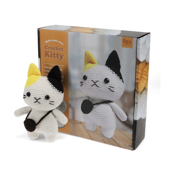 Kreatívna súprava DIY Crochet Cat – Rex London