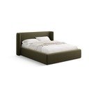 Zelená čalúnená dvojlôžková posteľ s úložným priestorom s roštom 180x200 cm Jason – Windsor & Co Sofas