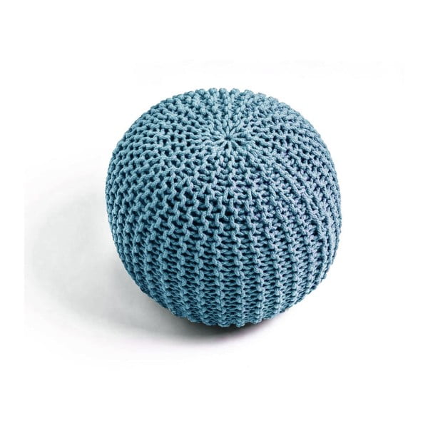 Tyrkysovomodrý sedací puf Bonami Essentials Jagger-image-1