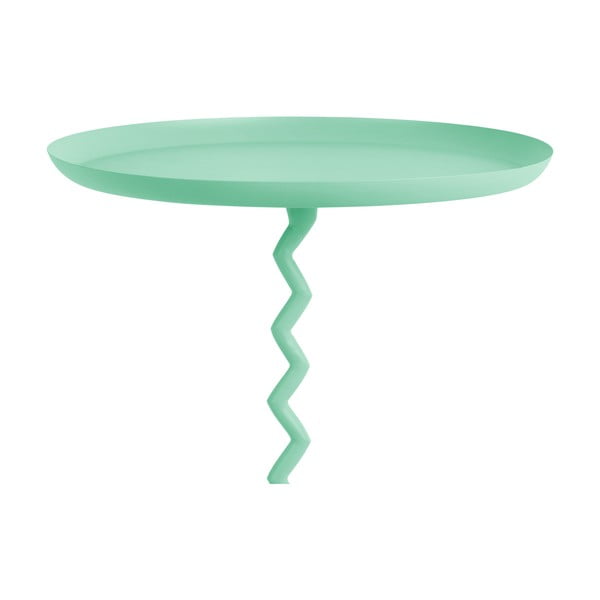 Kovový okrúhly odkladací stolík ø 44 cm Zig Zag – Leitmotiv-image-2