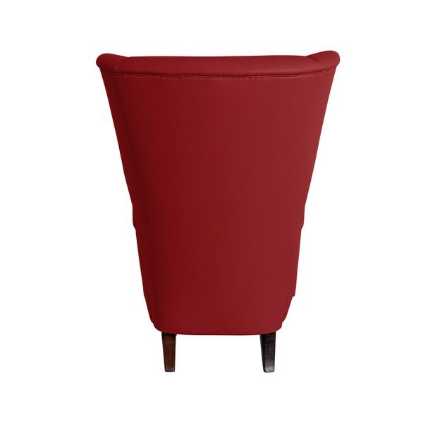 Červené kreslo z imitácie kože Max Winzer Aurora-image-3
