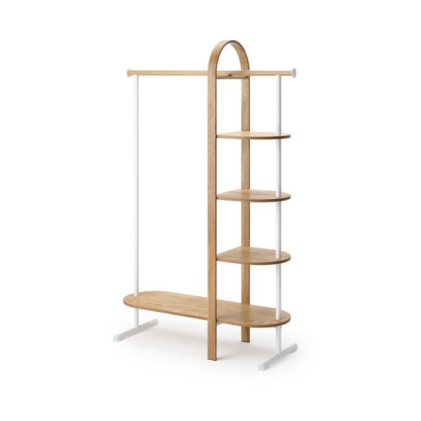 Biela prírodná predsieňová zostava z eukalyptového dreva Bellwood - Umbra-image-2