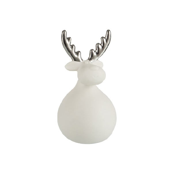 Dekoratívna porcelánová soška J-Line Reindeer Xmas